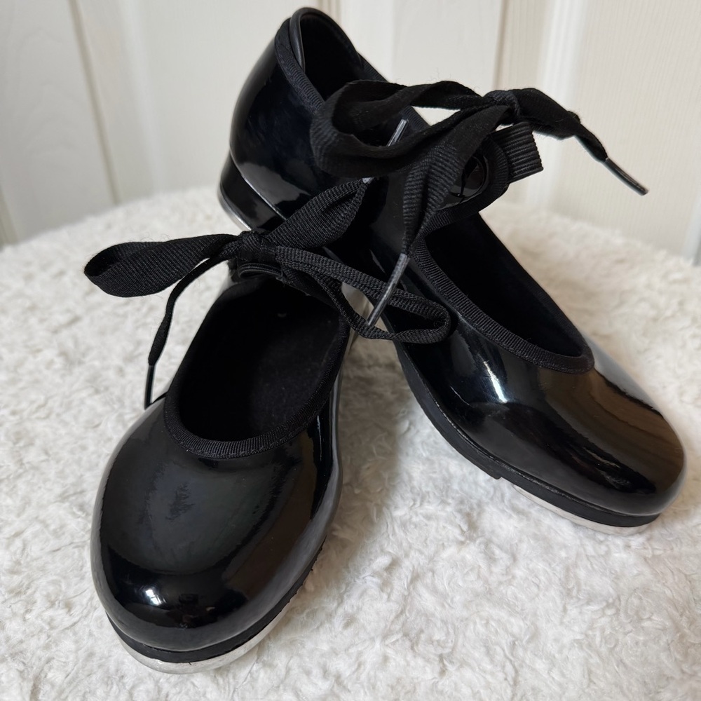 Bloch Children’s Annie Tyette Black Tap Dance Shoes Size 12